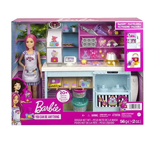 La Nuova Pasticceria di Barbie® Playset con Bambola e Accessori