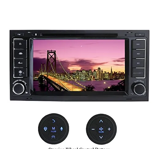 XISEDO Android 7.1 Autoradio 2 Din In-dash Car Radio 7" Car Stereo RAM 2G Navigatore GPS c...