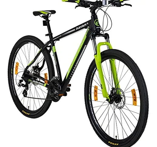 Galano Mountain bike 29 pollici Hardtail MTB Bicicletta Ravan 24 marce Bike 3 colori (nero...