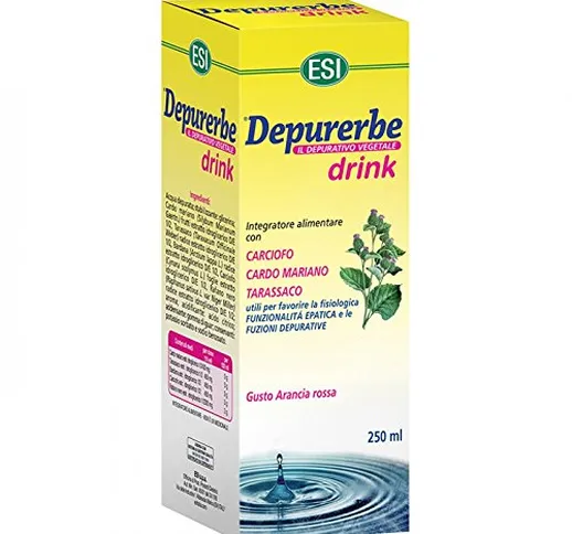 ESI Depurerbe 250 ml Depurativo Vegetale No Alcool No Coloranti Tarassaco Bardana