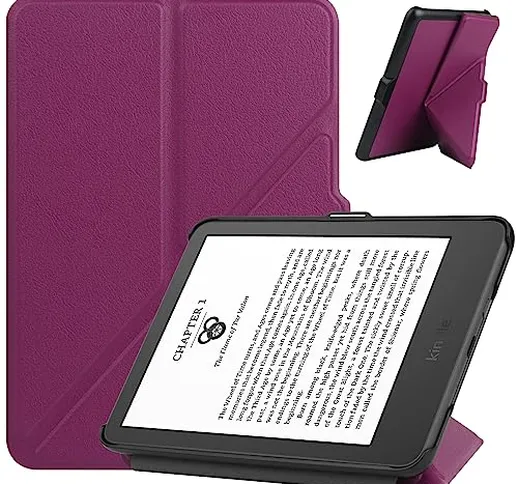 VOVIPO Custodia per 6" All-New Kindle (11th Generation - 2022 Release), Slim Fit Stand Cov...