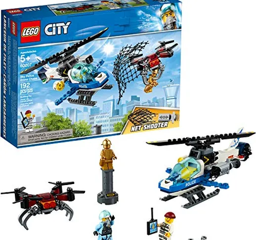 LEGO City Sky Police Drohnen Verfolgungsjagd 60207 Bauset, Neu 2019 (192 Teile)