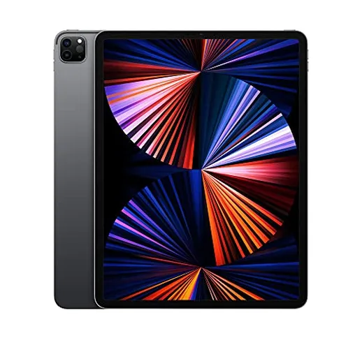 2021 Apple iPad Pro (12,9", Wi-Fi + Cellular, 2TB) - Grigio siderale (5ª generazione)
