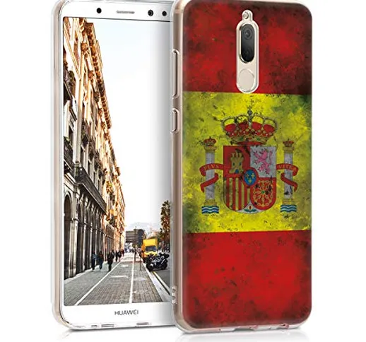 kwmobile Cover Compatibile con Huawei Mate 10 Lite - Back Case Custodia in Silicone TPU Tr...