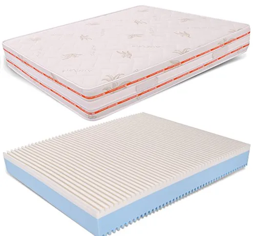 miasuite i sogni italiani Materasso Matrimoniale MEMORYFOAM Misura 165X195 Altezza 25 cm....