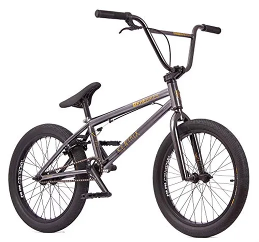 KHE - Bicicletta BMX CENTRIX 20 pollici, rotore brevettato a 360°, solo 10,5 kg, colore: n...