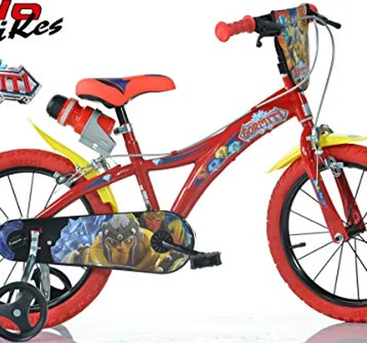 BICICLETTA DINO BIKES Bici Bambino Misura 16 GORMITI Art. 616-GR Made in Italy