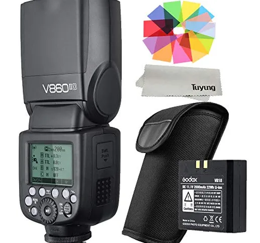 Godox V860II-O Speedlite flash per fotocamera a batteria agli ioni di litio E-TTL HSS 1 /...