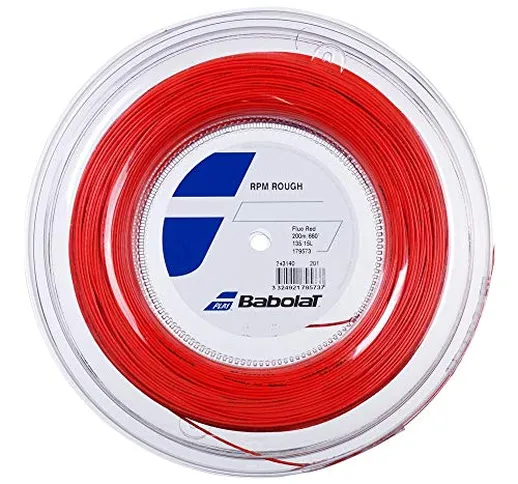 Babolat RPM Rough 200m, calzetti Unisex-Adulto, Rosso Fluo, 135