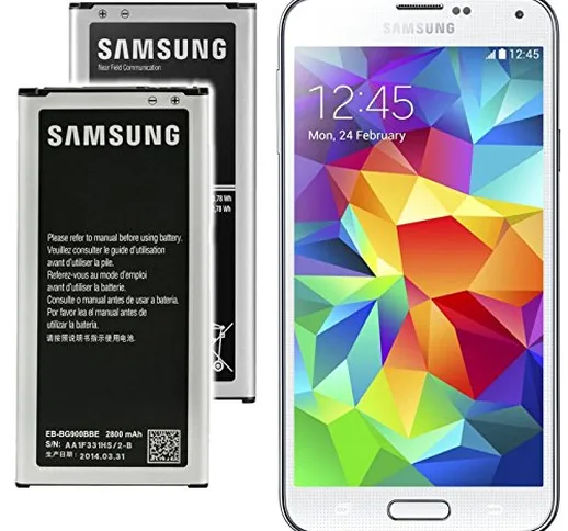 SPARFIX® - Batteria originale EB-BG900BBC per Samsung Galaxy S5