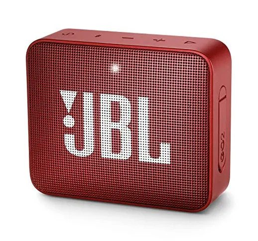 JBL GO2 Rosso - Speaker portatile waterproof con connettività Wireless Bluetooth, Vivavoce...