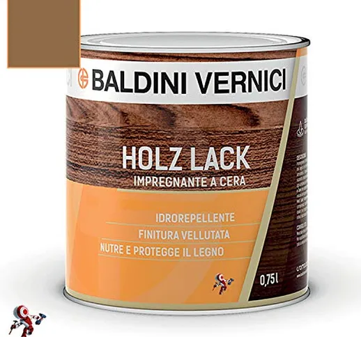 Impregnante per legno esterno interno a Cera Solvente Baldini Vernici 750 ml impregnante a...