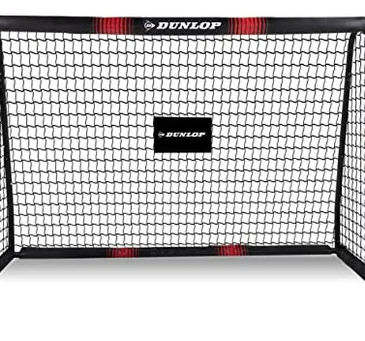 Dunlop Porta da calcio – 180 x 120 x 60 cm – Metallo – Attrezzature per allenamento calcio...