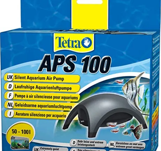 Tetra APS 100 Pompa per Acquari di 50 - 100 L, Aeratori Silenziosi e Potenti, Antracite