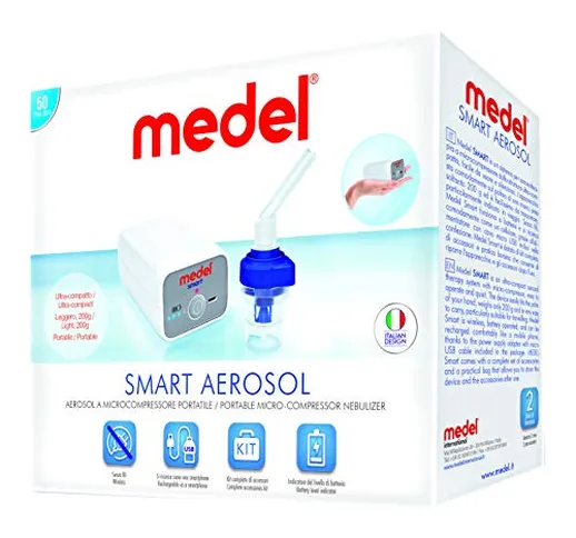 Medel 95151 Smart Aerosol Portatile, Bianco