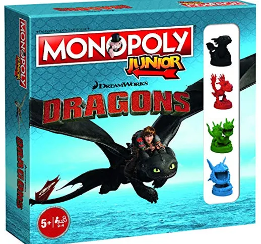 Dragons Monopoly Junior How to Train Monopoly Board Game
