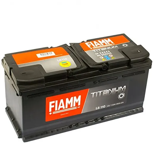 BATTERIA AUTO FIAMM cod L6110 TITANIUM 110Ah 950A Polo Positivo a Destra