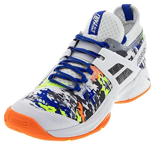 Babolat Propulse Blast - Scarpe sportive da donna, colore: Bianco, (Bianco / Coniglio), 44...