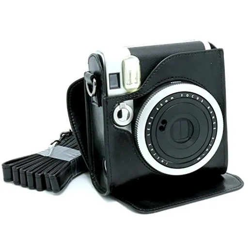 Gearmax® Materiale PU Custodie e Borse Per Fujifilm Instax Mini 90 Fotocamera Istantanea (...