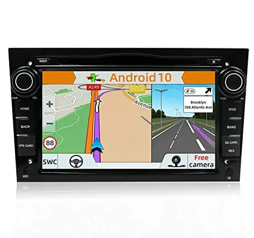 YUNTX Android 10 Autoradio per Opel Astra/Vectra/Zafira | 2 DIN | Fotocamera posteriore e...