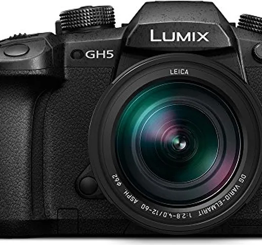 Panasonic Lumix G DC-GH5L Fotocamera, 20,3 MPx, Registrazione video 4K/60p, Nero
