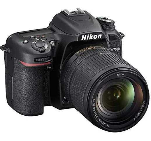 Nikon D7500 Fotocamera Reflex Digitale con Obiettivo AF-S DX NIKKOR 18-140mm f/3.5-5.6G ED...