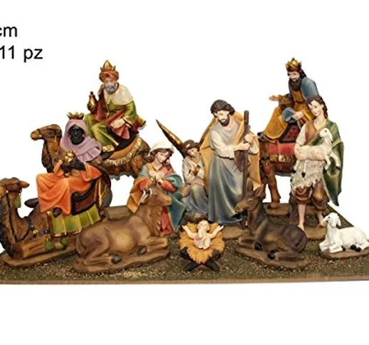 PRESEPE SET NATIVITA' 11 PZ 20 CM, STATUINE ALTA QUALITA'