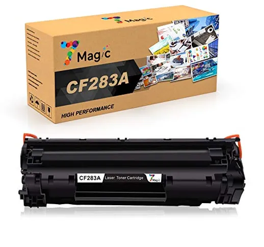 7Magic Sostituzione cartuccia toner compatibile per HP 83A CF283A per HP Laserjet Pro MFP...