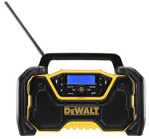 DEWALT XR - Radio a batteria e rete DCR029 (DAB+ e radio FM stereo, alloggiamento estremam...