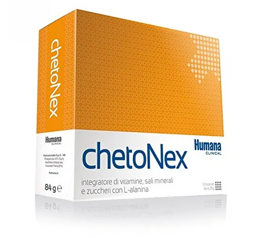 Humana Italia 11884 Chetonex, Integratore Alimentare, 14 Bustine