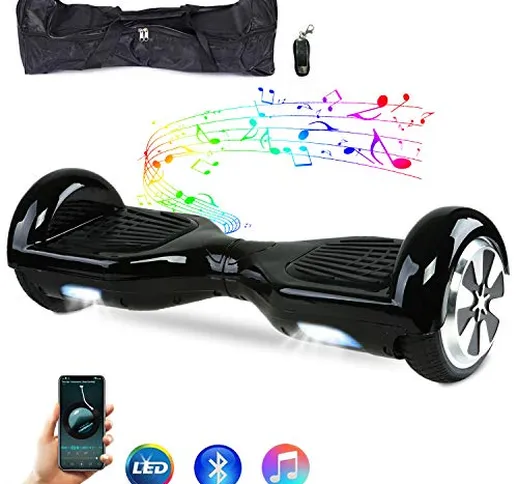 WINDEK Hover Scooter Board Scooter Elettrico 6.5" Autobilanciato Hover-Board con Auto-bila...