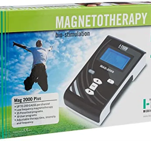 IACER I-Tech MAG 2000 Plus, per Magnetoterapia Domiciliare e Professionale, 2 canali da 20...