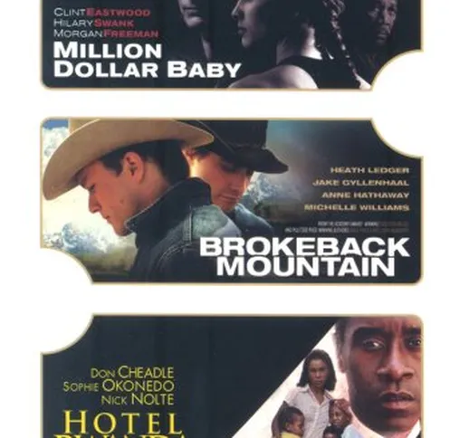 Million Dollar Baby/Brokeback Mountain/Hotel Rwanda  [Edizione: Regno Unito]