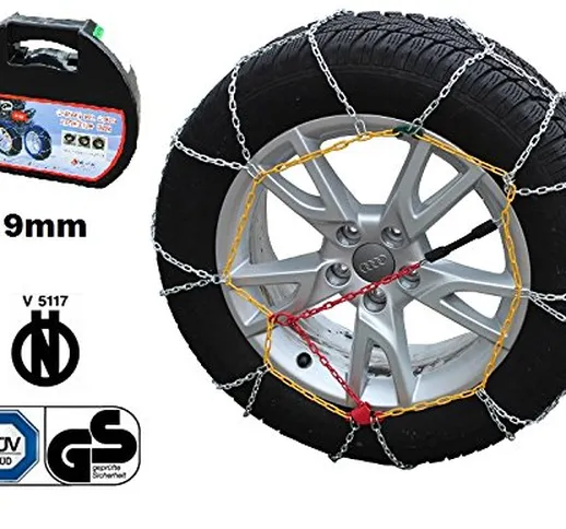 Catene da neve 9mm Onorm OMOLOGATE V5117 RV-130 Compatibili su gomme 245/60-15 235/70-15 2...