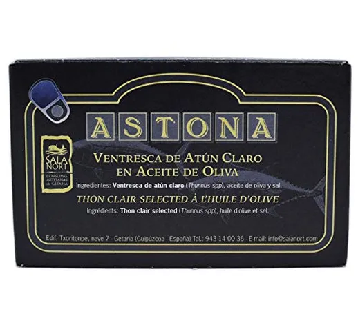 Ventresca artigianale di Tonno Bianco (ASTONA) IN OLIO DI OLIVA IN LATTA 115G prodotta da...