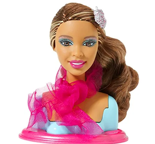 Barbie Mattel T9129 Bambola Accessori -Testa Fashionistas Crea Il Look Artsy