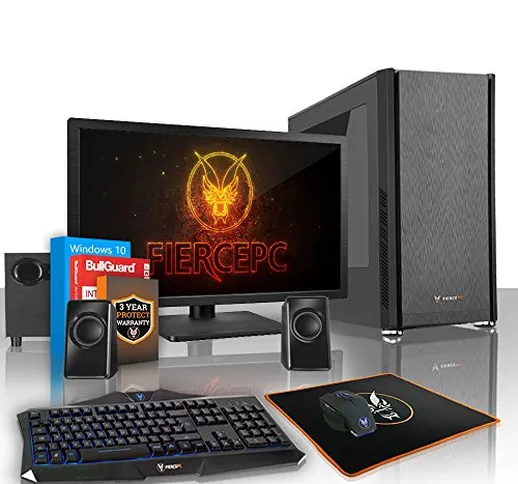 Fierce Phoenix Gaming PC - Veloce 4.0GHz Quad-Core AMD Ryzen 3 2300X, 960GB SSD, 8GB, NVID...
