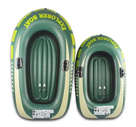 WUBAILI Kayak Gonfiabile per 2 Persone, Barca da Spiaggia Gonfiabile con Zattera Set Estat...