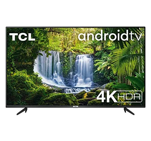 TCL TV 50", 4K HDR, Ultra HD, Smart TV con Sistema Android 9.0, Design senza Bordi (Micro...