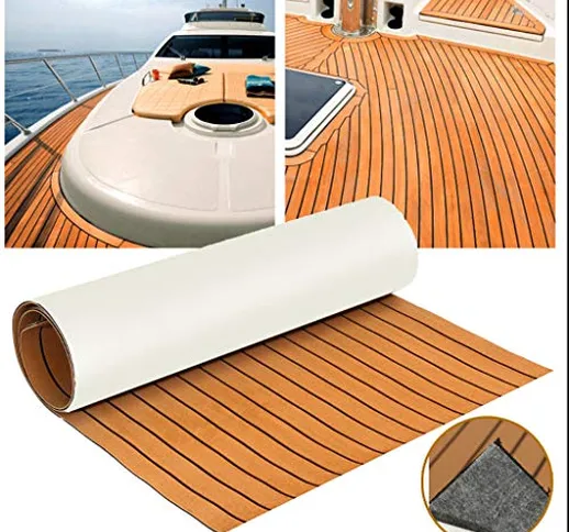 Maso 90×240 cm schiuma sintetica EVA per yacht barca in teak pavimentazione marina antisci...
