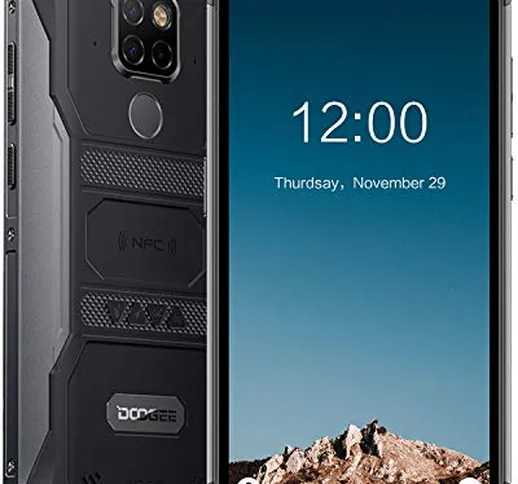 (2020) 4G Rugged Smartphone DOOGEE S68 Pro, 6300mAh Big Batteria, 21MP+16MP triple Fotocam...