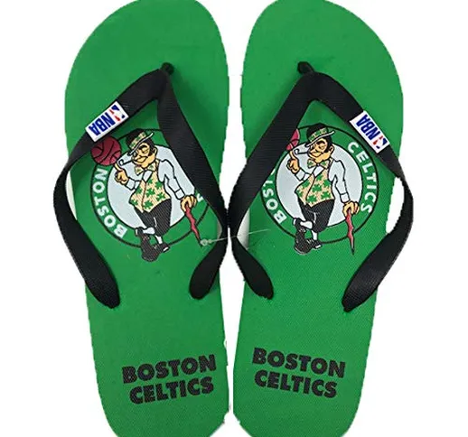 NBA Boston Celtics - Infradito MORBIDE Mare Piscina Tempo Libero - Prodotto Ufficiale Bamb...