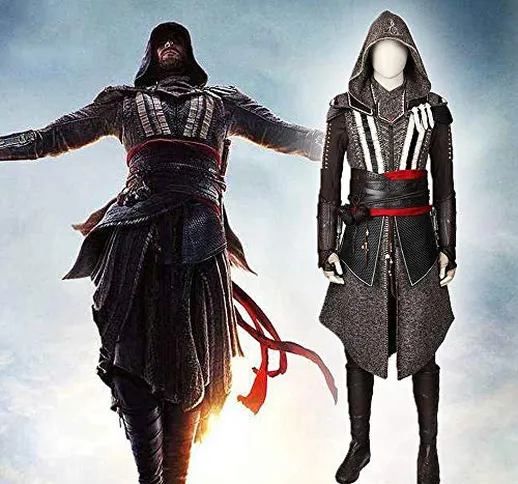 MuYuan Assassin's Creed Callum Lynch Aguilla Costume Cosplay Tight Performance Suit Natale...