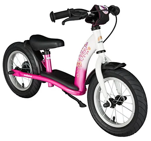 BIKESTAR Bici da corsa per bambini di 3 anni con pneumatici e freni | 12" Classic Edition...