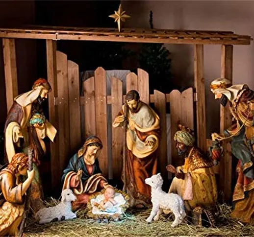 Cassisy 2,2x1,5m Vinile Natale Foto da Sfondo Scena di sfondo della Natività Sfondo di Ges...