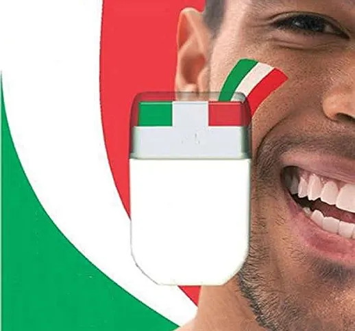 Stick make up tricolore ITALIA viso bandiera italiana offerta calcio mondiali