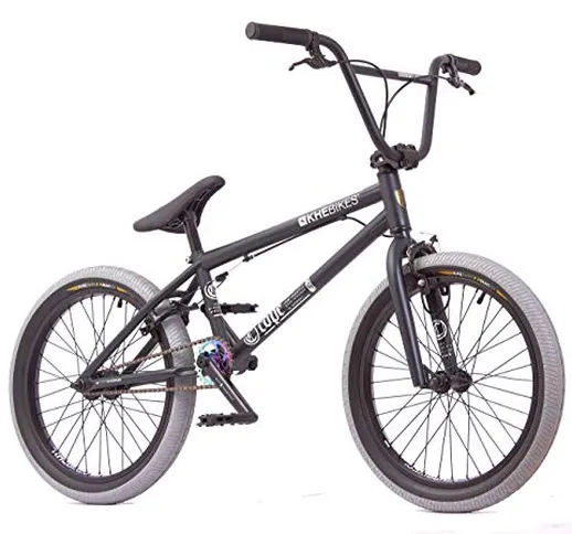 KHE - Bicicletta BMX COPE AM, 20 pollici, brevettata Affix a 360°, solo 10,9 kg, colore: N...