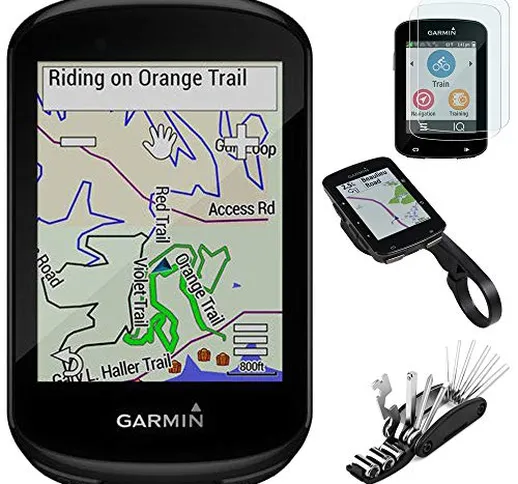 Garmin 010-02061-00 Edge 830 GPS Ciclismo Computer Bundle con Pellicola Protettiva Schermo...