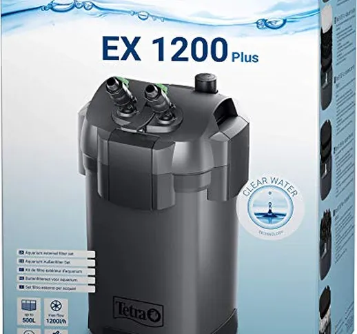 Tetra Ex 1200 Plus Set Filtro Esterno per Acquari