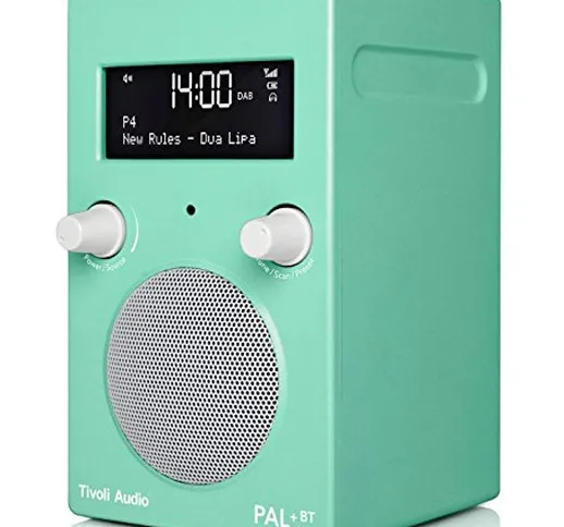 Tivoli Audio Pal+ BT Fashion FM/Dab+ Portatile Radio con Bluetooth